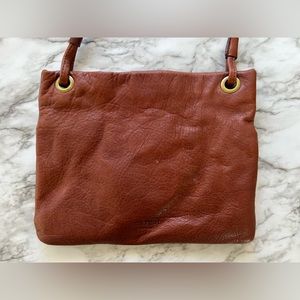 Margot New York Brown Leather Crossbody Bag Purse